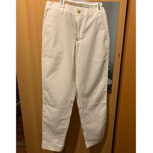 Uniqlo linen cotton tapered pants